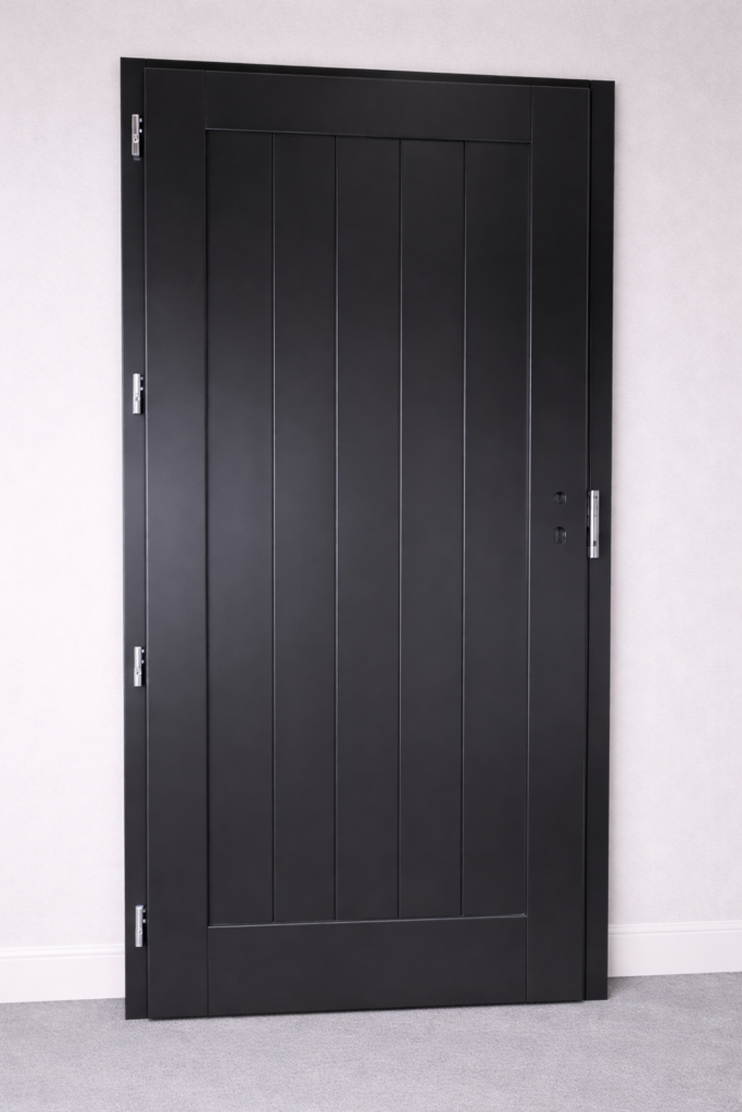 Realizacje Drzwi drewniane wewnętrzne dom z bali Dobczyce producent knapstol