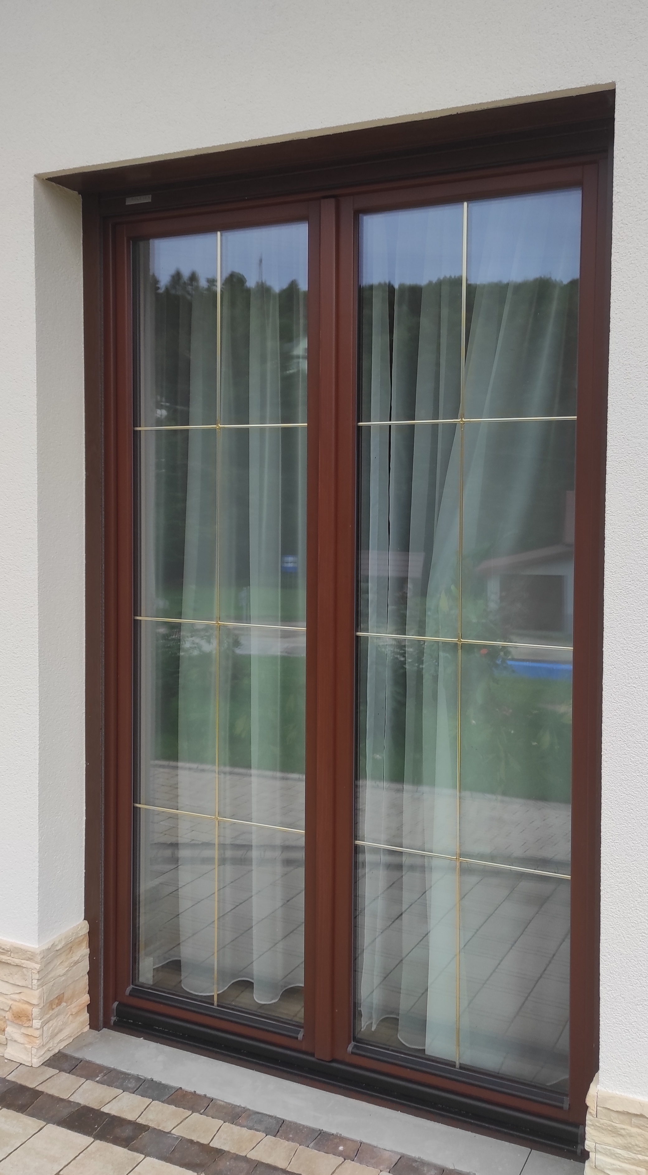 okna drewniane dom z drewna Dębica producent Knapstol