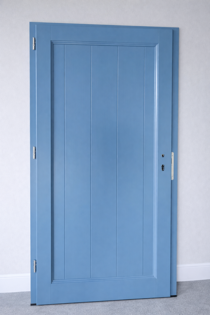 Realizacje Drzwi drewniane wewnętrzne dom z bali Bielsko-Biała producent Knapstol