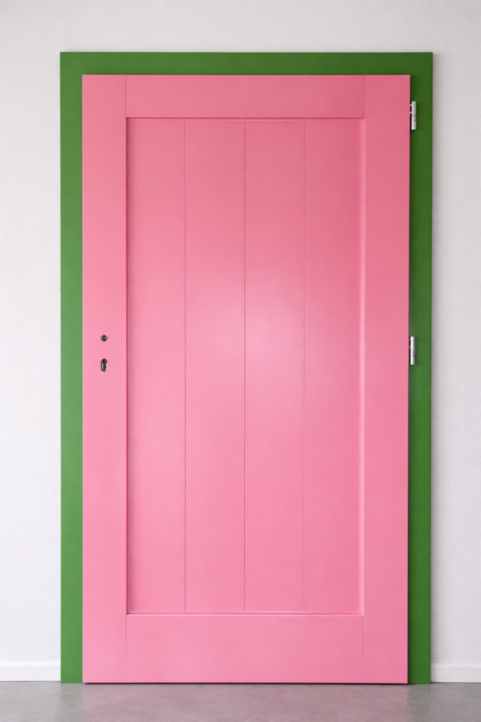 Drzwi drewniane Drzwi drewniane wewnętrzne dom z bali Oświęcim producent Knapstol