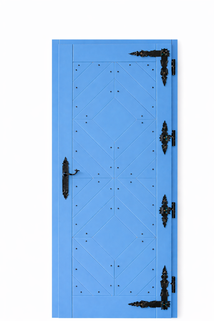 Realizacje Drzwi drewniane zewnętrzne dom z bali Sucha Beskidzka producent Knapstol